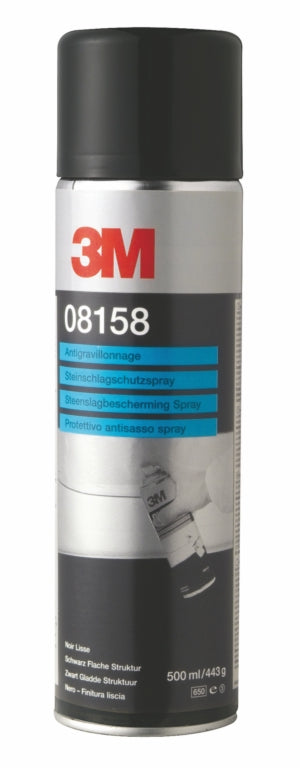 Anti steenslag coating / bescherming 3M in spuitbus 500ml Grijs fijne/gladde structuur 08159
