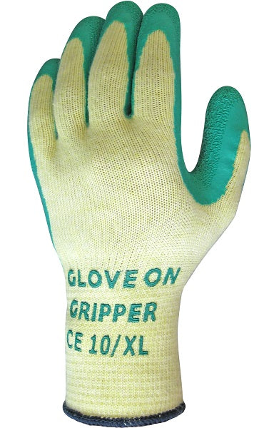 GRIPPER HANDSCHOEN LATEX GECOAT GROEN