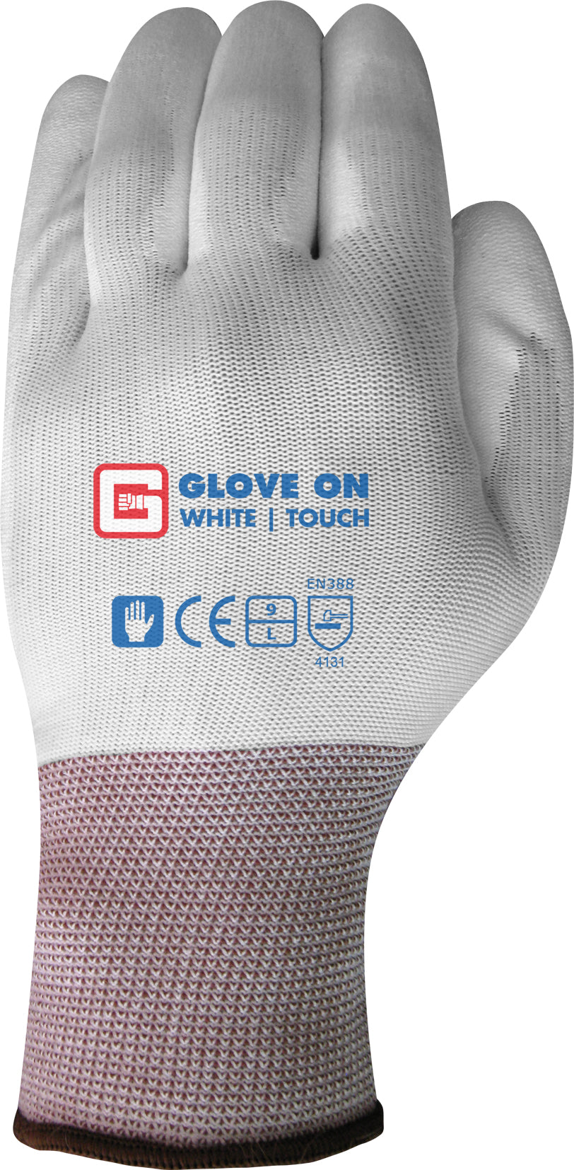 WHITETOUCH HANDSCHOEN PU GECOAT WIT SET VAN 3