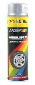 MOTIP Velgenlak / Velgenspray Zilver