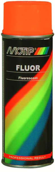 Spuitbus Fluorescerende lak Rood-Oranje 400ml