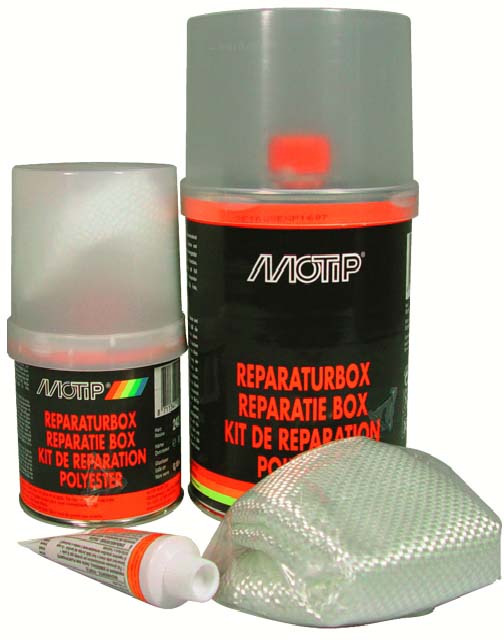Motip Polyester Reparatie Set 250 gram