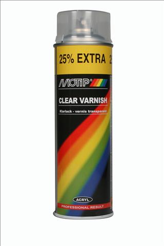 MOTIP Universeel Rally Spuitbus 500 ml Vernis hoogglans