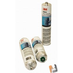 Ruitenlijmkit 1K-PU standaard patroon 310 ml zwart 08603