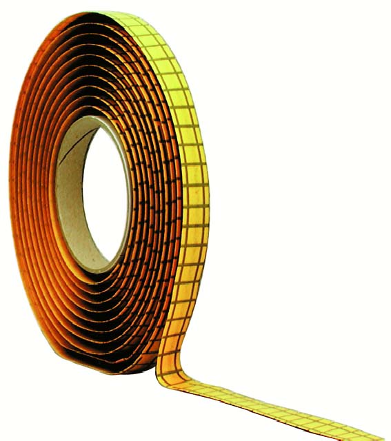 Butylbandkit 3M 8mm x 4,5 mtr zwart 08611