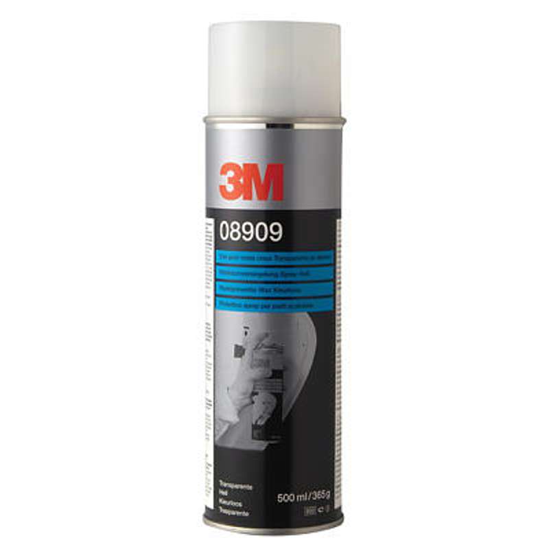 Inwendige bescherming 3M op waterbasis transparant in spuitbus 500 ml 08909