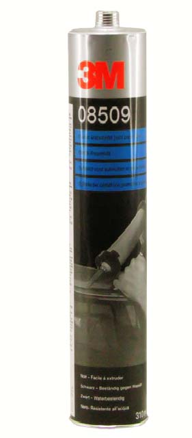 Montage- en Reparatiekit 3M voor autoruiten in profielrubber patroon a 310ml zwart 08509
