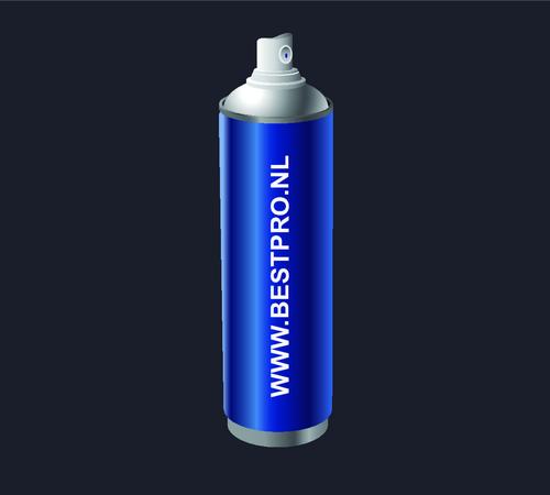 Dupli-Color spuitbus RAL5004 Blauwzwart Hoogglans