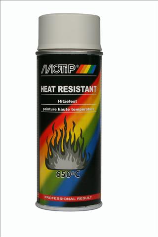 Motip hittebestendige lak Grijs 400 ml sputibus