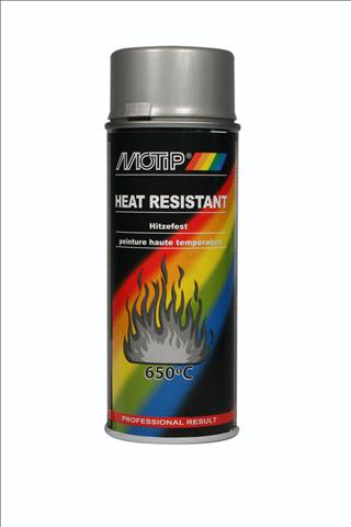 Motip hittebestendige lak Zilver 400 ml sputibus
