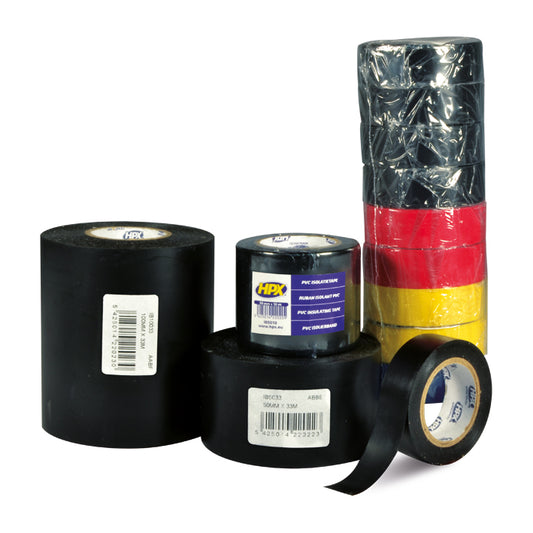 HPX ISOLATIETAPE ZWART 19MM X 10M