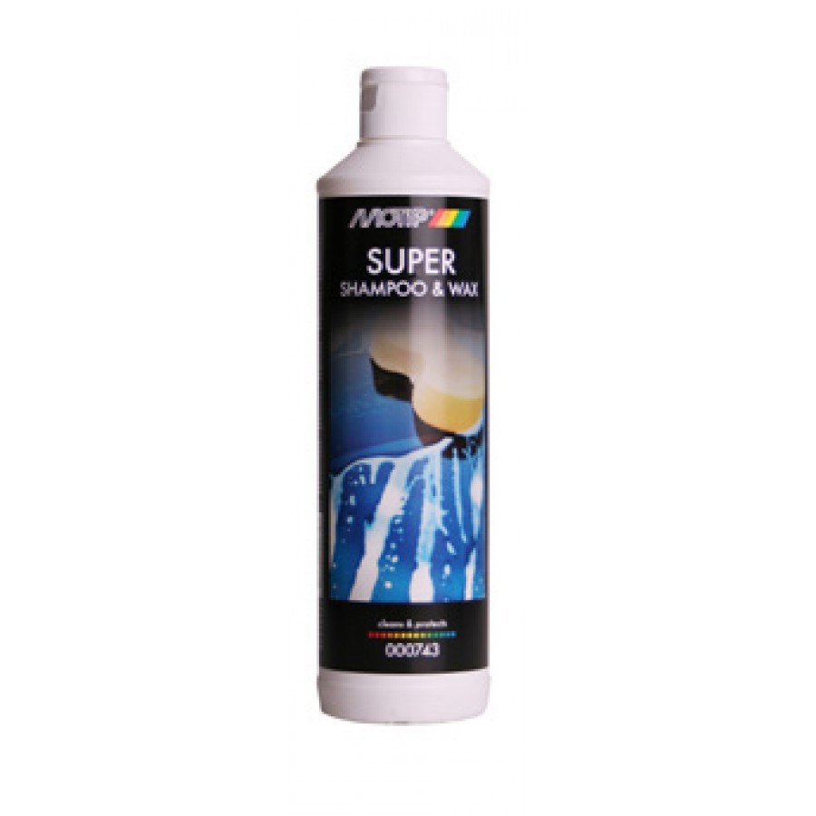 MOTIP SUPER SHAMPOO & WAX 500ML